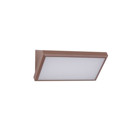 Brilagi - LED RGBW himmennettävä ulkoseinävalaisin TRIANGLE 1xE27/9W/230V 2700-6500K IP65 ruskea