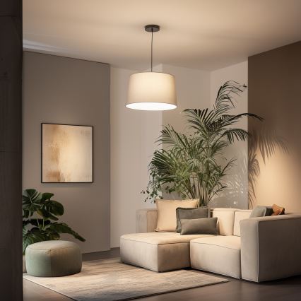 Brilagi - LED-riippuvalaisin CERIA 1xE27/40W/230V, Ø 45 cm, harmaa