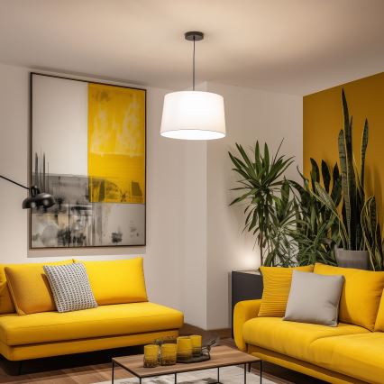 Brilagi - LED-riippuvalaisin CERIA 1xE27/40W/230V Ø 45 cm valkoinen