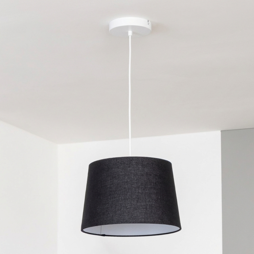 Brilagi - LED-riippuvalaisin CERIA vaijerikiinnityksellä 1xE27/40W/230V Ø 30 cm musta