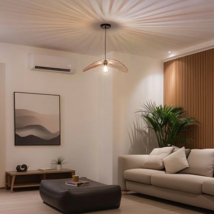 Brilagi - LED-riippuvalaisin CERIA WIRE 1xE27/40W/230V 40x56 cm pronssi