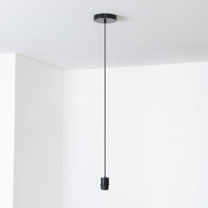 Brilagi - LED-riippuvalaisin CERIA WIRE vaijerilla 1xE27/40W/230V 60x80 cm pronssi