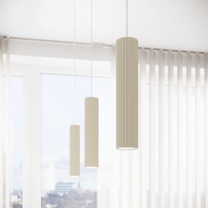 Brilagi - LED-riippuvalaisin CRESTO 1xGU10/10W/230V kermanvärinen