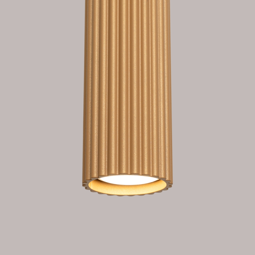 Brilagi - LED-riippuvalaisin CRESTO kaapelilla 1xGU10/10W/230V, kultainen