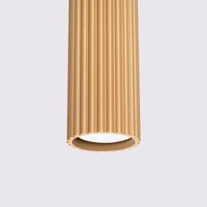 Brilagi - LED-riippuvalaisin CRESTO kaapelilla 1xGU10/10W/230V, kultainen