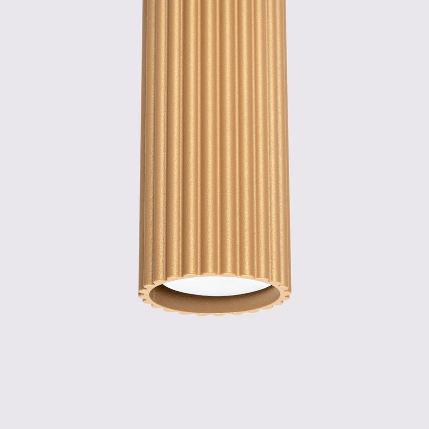 Brilagi - LED-riippuvalaisin CRESTO kaapelilla 1xGU10/10W/230V, kultainen