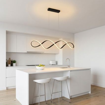 Brilagi - LED-riippuvalaisin DNA vaijerilla LED/41W/230V 4100K musta