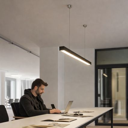 Brilagi - LED-riippuvalaisin FULLDAY LED/20/30/40W/230V 2700/4000/6000K 120 cm musta