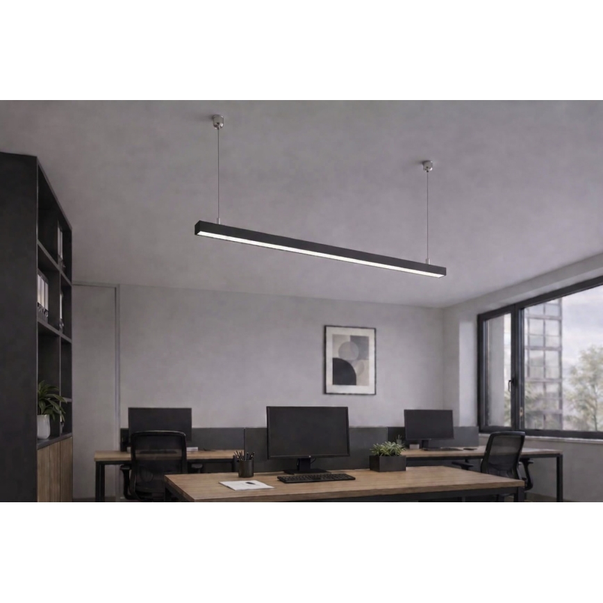 Brilagi - LED-riippuvalaisin FULLDAY LED/20/30/40W/230V 2700/4000/6000K 120 cm musta