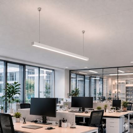 Brilagi - LED-riippuvalaisin FULLDAY LED/20/30/40W/230V 2700/4000/6000K 120 cm valkoinen