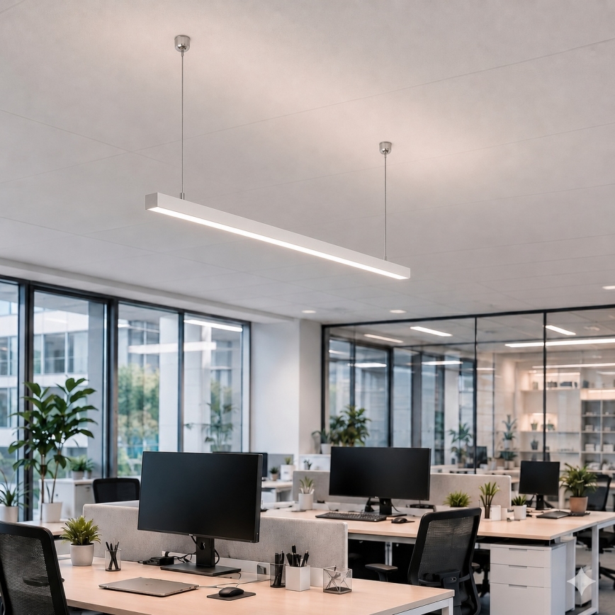 Brilagi - LED-riippuvalaisin FULLDAY LED/20/30/40W/230V 2700/4000/6000K 120 cm valkoinen