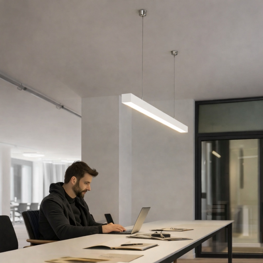 Brilagi - LED-riippuvalaisin FULLDAY LED/20/30/40W/230V 2700/4000/6000K 120 cm valkoinen
