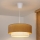 Brilagi - LED-riippuvalaisin johdolla BOHO ECO 1xE27/10W/230V halkaisija 40 cm beige/kerma