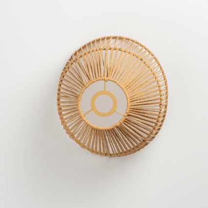 Brilagi - LED-riippuvalaisin johdolla CERIA BOHO 1xE27/40W/230V Ø 30 cm ruskea