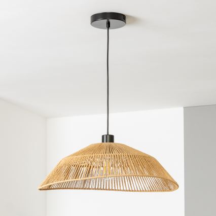 Brilagi - LED-riippuvalaisin johdolla CERIA BOHO 1xE27/40W/230V Ø 50 cm ruskea