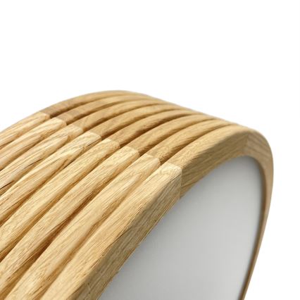 Brilagi - LED-riippuvalaisin kaapelilla CARVALHO MODERN 2xE27/60W/230V tammi, halkaisija 37,5 cm