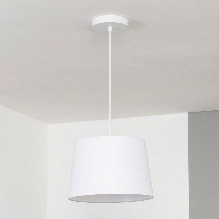 Brilagi - LED-riippuvalaisin kaapelilla CERIA 1xE27/40W/230V halkaisija 30 cm valkoinen