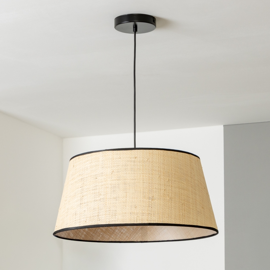 Brilagi - LED-riippuvalaisin kaapelilla CERIA 1xE27/40W/230V halkaisija 50 cm beige