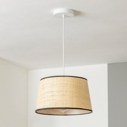 Brilagi - LED-riippuvalaisin kaapelilla CERIA 1xE27/40W/230V Ø 35 cm beige