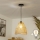 Brilagi - LED-riippuvalaisin kaapelilla CERIA BOHO 1xE27/40W/230V halkaisija 30 cm ruskea