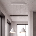 BRILAGI - LED Riippuvalaisin kaapelilla CONE DOUBLE 2xGX53/15W/230V valkoinen