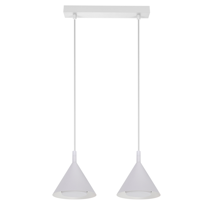 BRILAGI - LED Riippuvalaisin kaapelilla CONE DOUBLE 2xGX53/15W/230V valkoinen