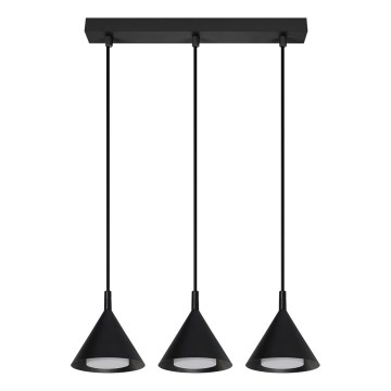 BRILAGI - LED Riippuvalaisin kaapelilla CONE TRIPLE 3xGX53/15W/230V musta
