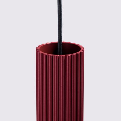 Brilagi - LED-riippuvalaisin kaapelilla CRESTO 1xGU10/10W/230V viininpunainen