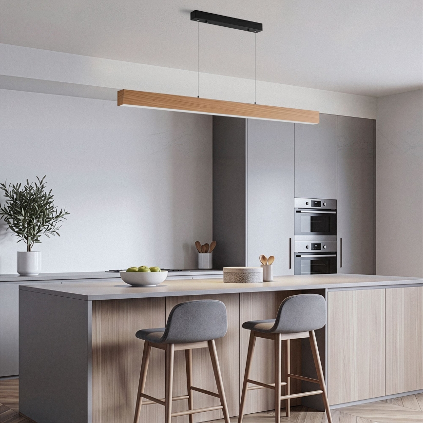 BRILAGI - LED-riippuvalaisin kaapelilla GARDALINE LED/90W/230V 120 cm tammi