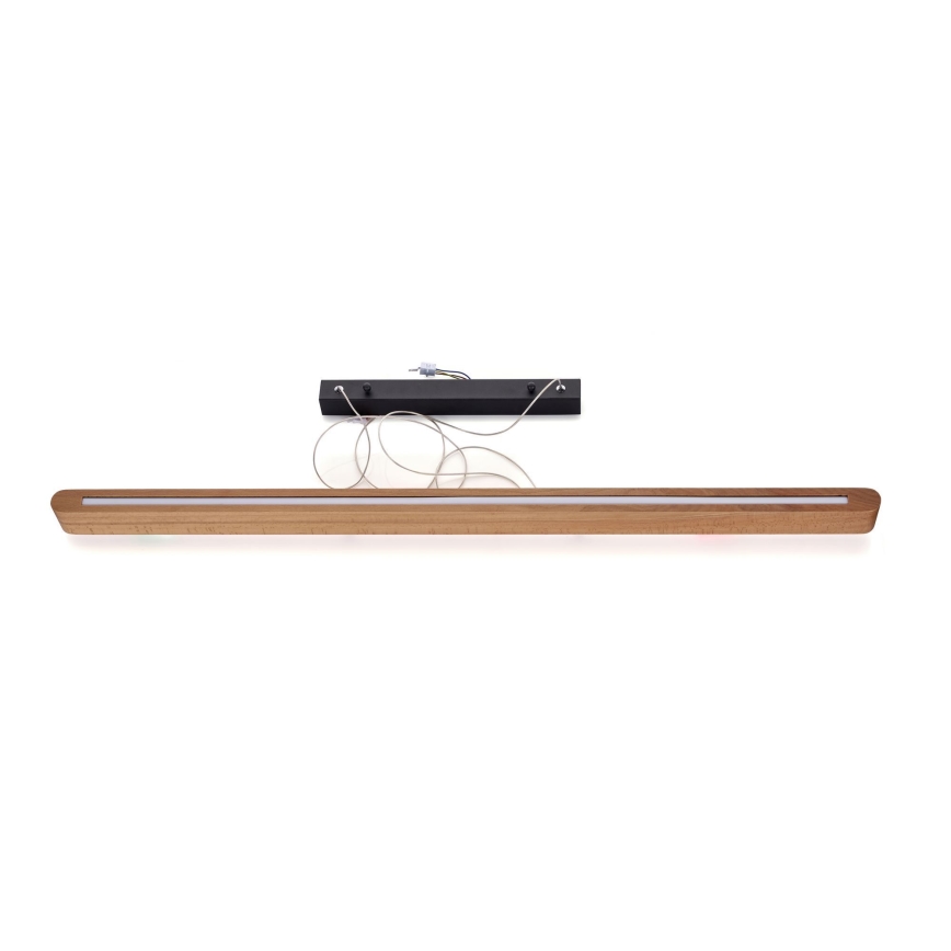BRILAGI - LED-riippuvalaisin kaapelilla GARDALINE LED/90W/230V 120 cm tammi