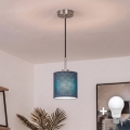 Brilagi - LED-riippuvalaisin kaapelilla NUBILA 1x E27/60 W/230 V, Ø 14 cm musta/tummansininen