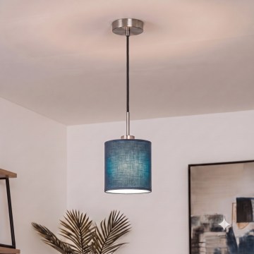 Brilagi - LED-riippuvalaisin kaapelilla NUBILA 1x E27/60 W/230 V, Ø 14 cm musta/tummansininen