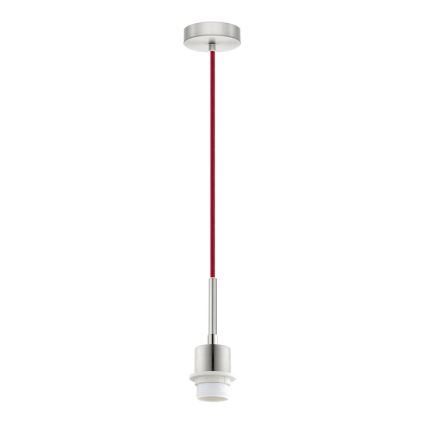 Brilagi - LED-riippuvalaisin kaapelilla NUBILA 1xE27/60W/230V halkaisija 14 cm punainen/antrasiitti