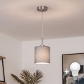 Brilagi - LED-riippuvalaisin kaapelilla NUBILA 1xE27/60W/230V halkaisija 14 cm vaaleanharmaa