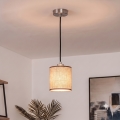 Brilagi - LED-riippuvalaisin kaapelilla NUBILA 1xE27/60W/230V Ø 14 cm musta/ruskea