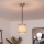 Brilagi - LED-riippuvalaisin kaapelilla NUBILA 1xE27/60W/230V Ø 14 cm musta/ruskea