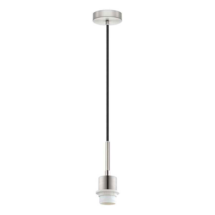 Brilagi - LED-riippuvalaisin kaapelilla NUBILA 1xE27/60W/230V Ø 14 cm musta/vaaleanruskea