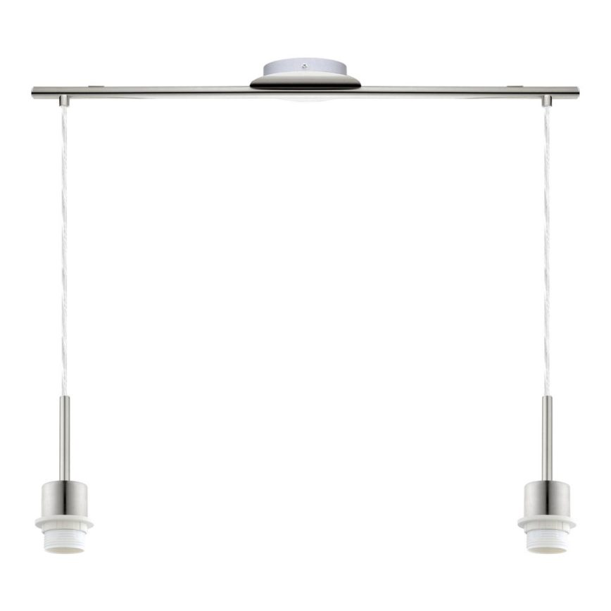Brilagi - LED-riippuvalaisin kaapelilla NUBILA 2xE27/60W/230V antrasiitti