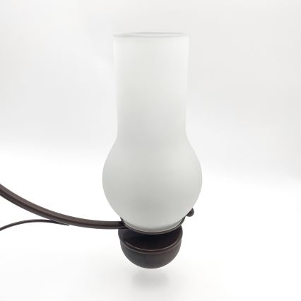 Brilagi - LED-riippuvalaisin ketjulla COTTAGE 3xE14/40W/230V pyökki/ruskea/valkoinen