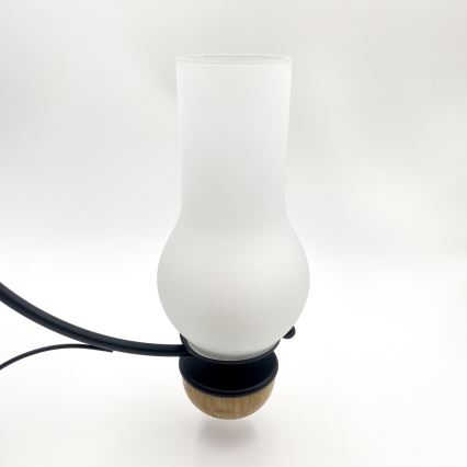 Brilagi - LED-riippuvalaisin ketjulla COTTAGE 3xE14/40W/230V tammi/musta/valkoinen