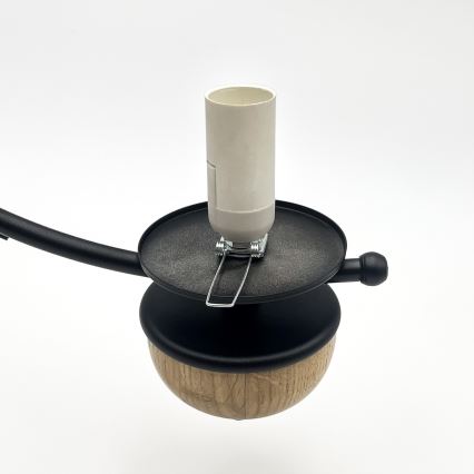 Brilagi - LED-riippuvalaisin ketjulla COTTAGE 3xE14/40W/230V tammi/musta/valkoinen