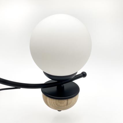 Brilagi - LED-riippuvalaisin ketjulla COTTAGE 3xG9/40W/230V tammi/valkoinen