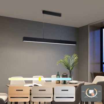 Brilagi - LED-riippuvalaisin köydellä SLEEKLINE LED/40W/230V 3000/4500/6000K musta