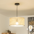 Brilagi - LED-riippuvalaisin langalla CERIA BOHO 1xE27/40W/230V Ø 25 cm bambu