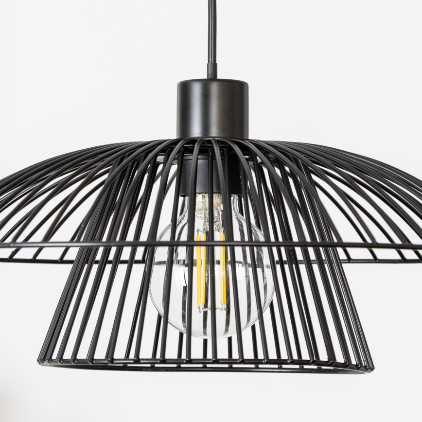 Brilagi - LED-riippuvalaisin langalla CERIA WIRE 1xE27/40W/230V halkaisija 38 cm musta