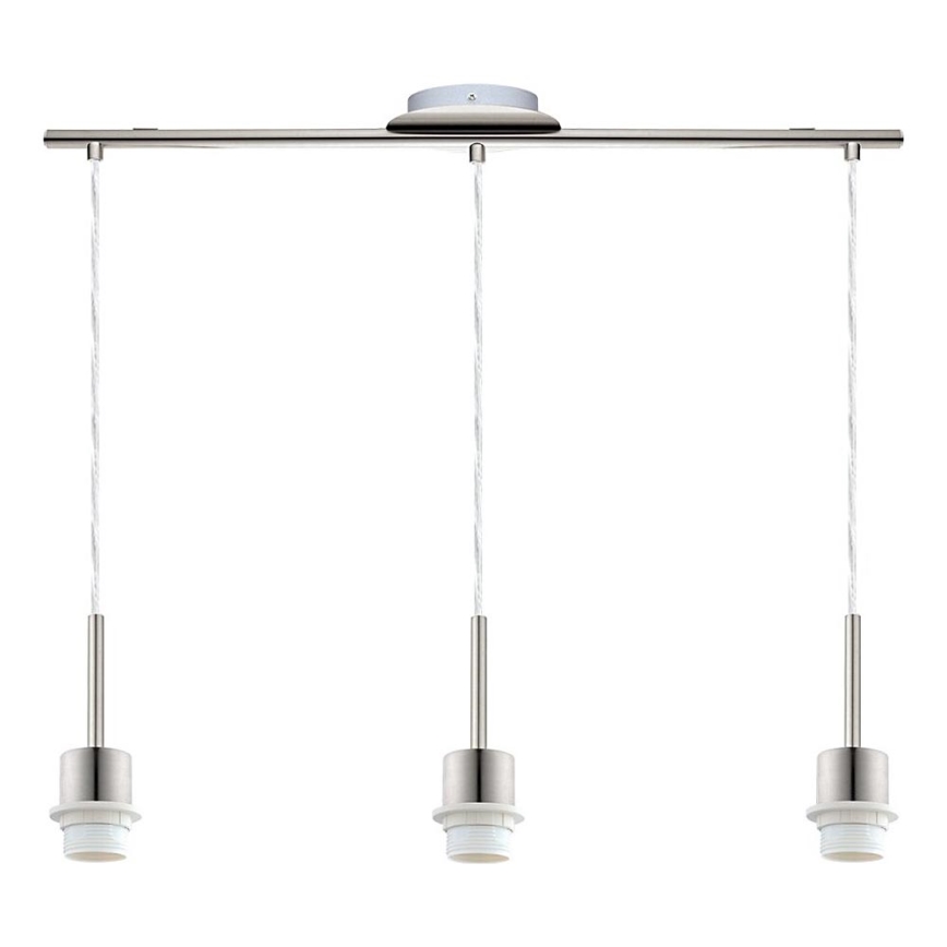 Brilagi - LED-riippuvalaisin langalla NUBILA 3xE27/60W/230V ruskea