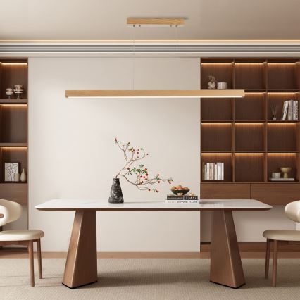 Brilagi - LED-riippuvalaisin langalla OAK LED/30W/230V 3000/4500/6000K tammi