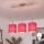 Brilagi - LED-riippuvalaisin NUBILA 3xE27/60W/230V vaaleanpunainen