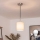 Brilagi - LED-riippuvalaisin NUBILA johdolla 1xE27/60W/230V Ø 14 cm musta/kerma
