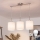 Brilagi - LED-riippuvalaisin NUBILA ripustuslangalla, 3xE27/60W/230V, valkoinen